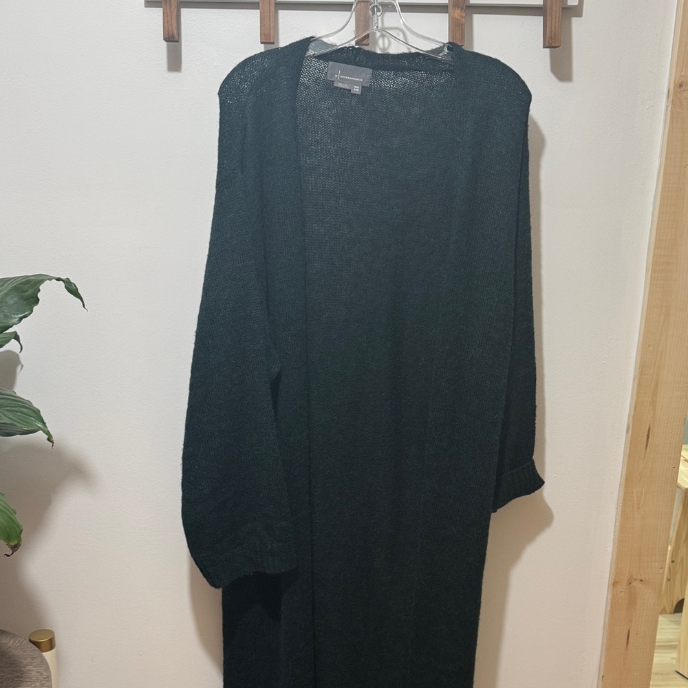 Anthropologie Black Cardigan Sweater
